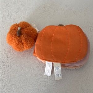 Pink and Orange Pumpkin Plush Set